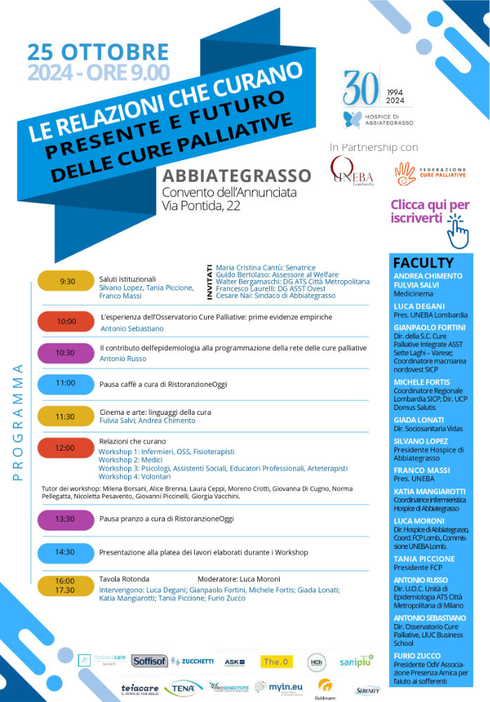 Le relazioni che curano. Presente e futuro delle cure palliative