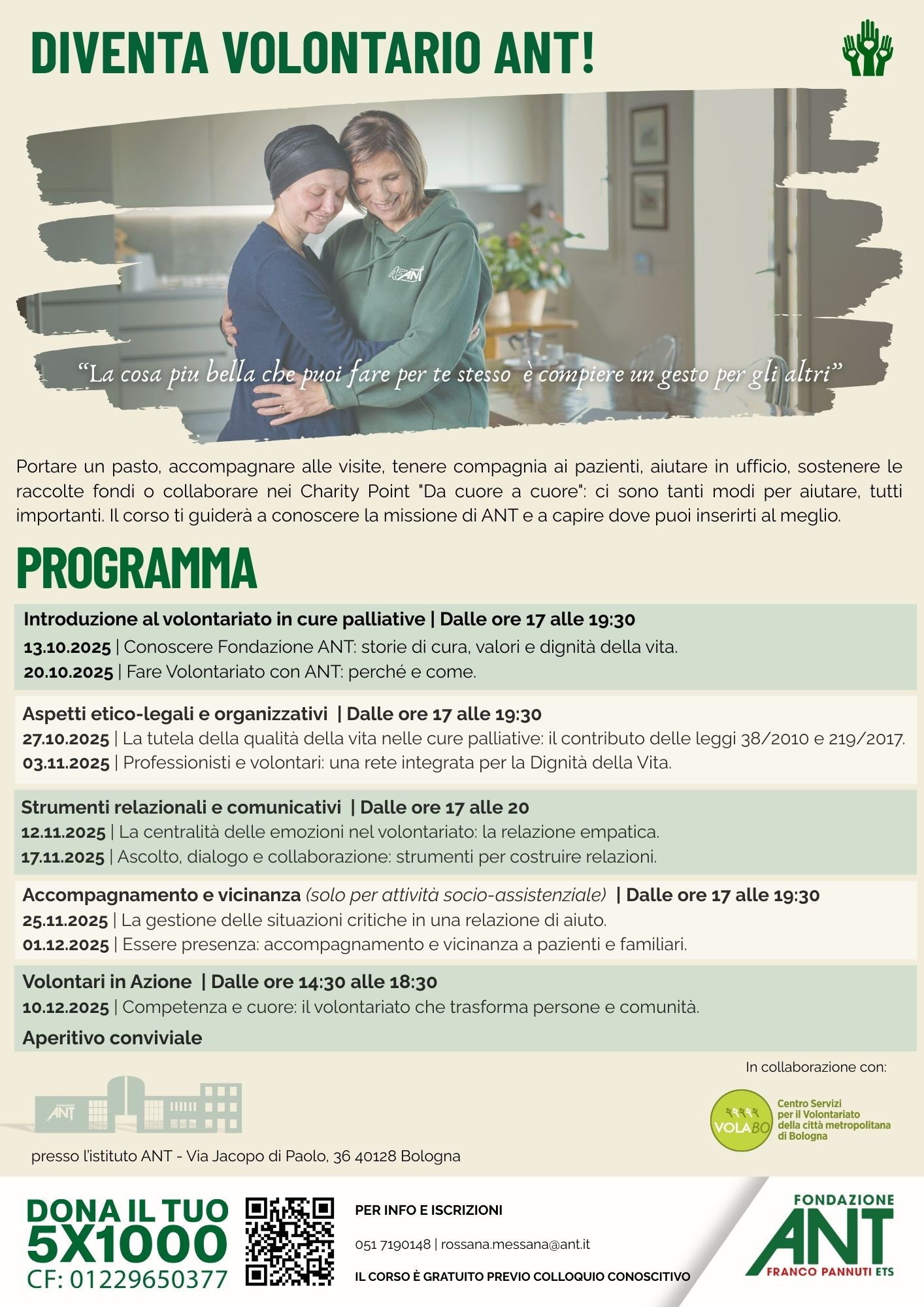 Corso volontari ANT