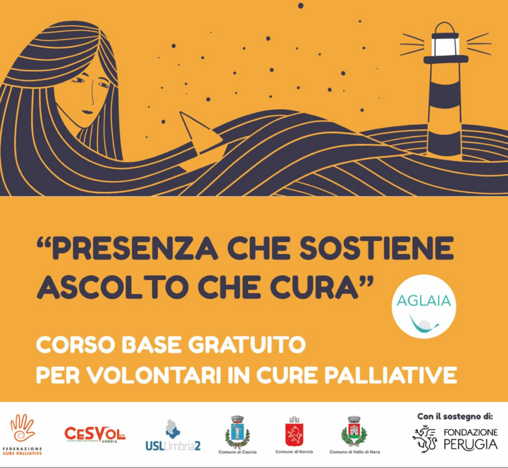 Corso gratuito di formazione base per Volontari in Cure Palliative