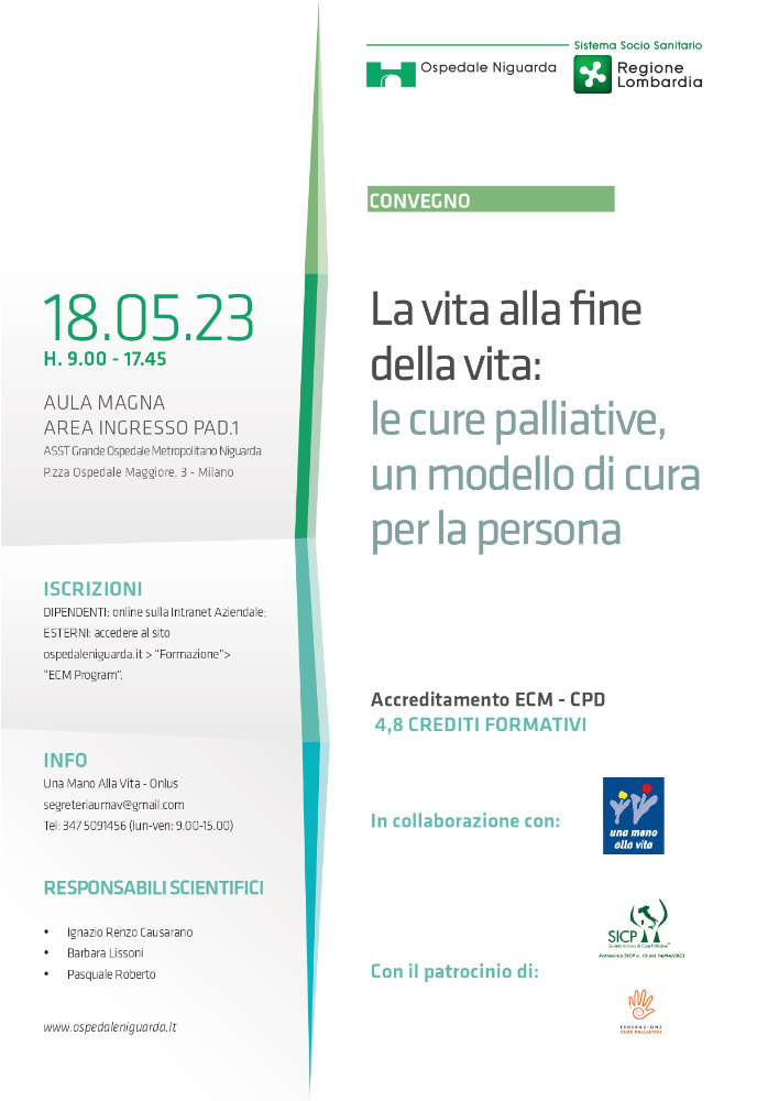 La vita alla fine della vita: le cure palliative, un modello di cura per la persona