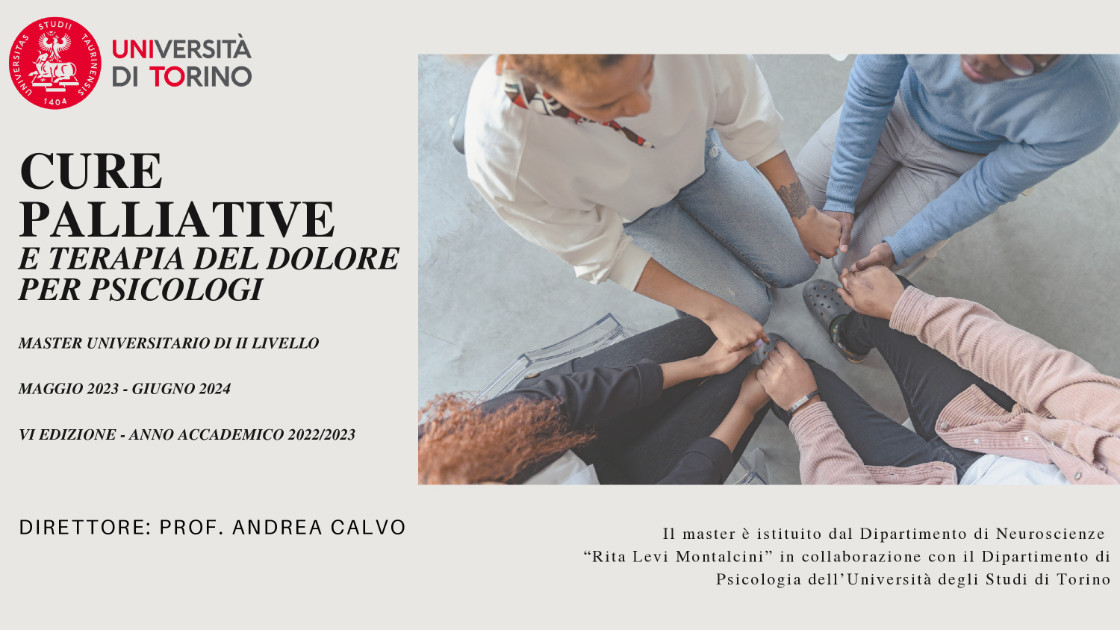 Master in Cure Palliative e Terapia Del Dolore per Psicologi