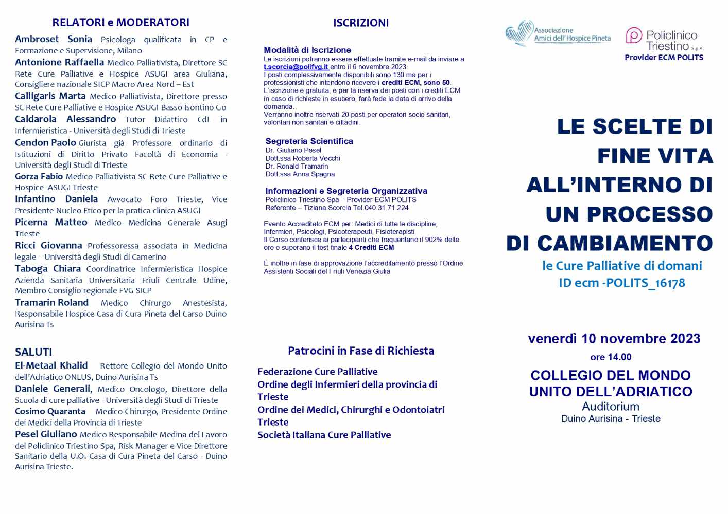 Le scelte di fine vita all’interno di un processo di cambiamento. Le cure palliative di domani