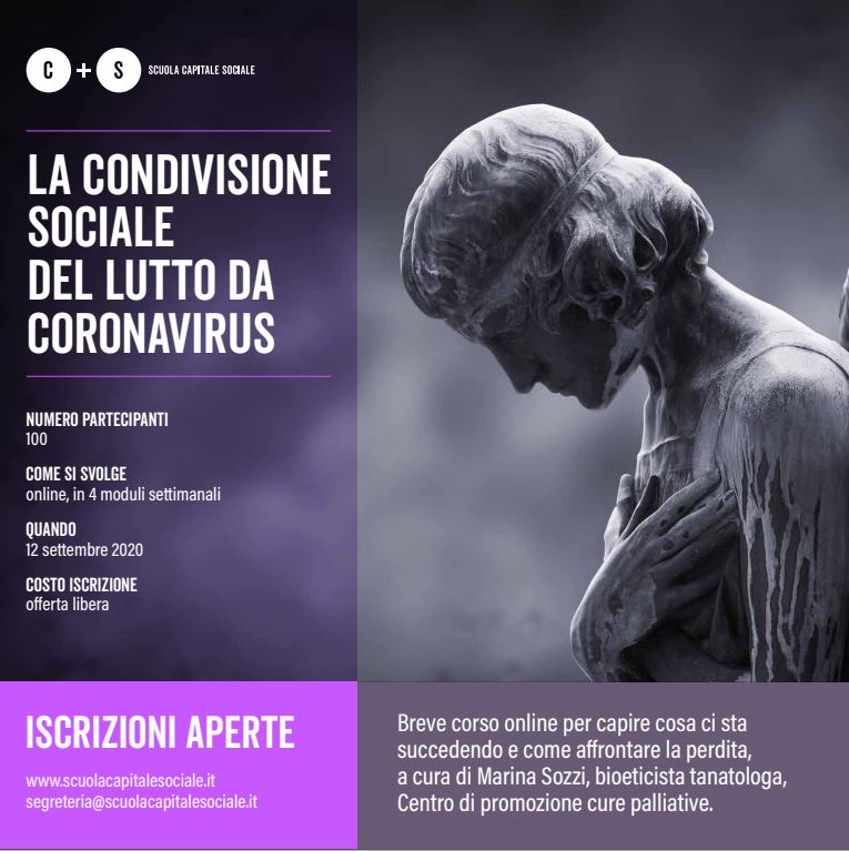 La condivisione sociale del lutto da Coronaviru