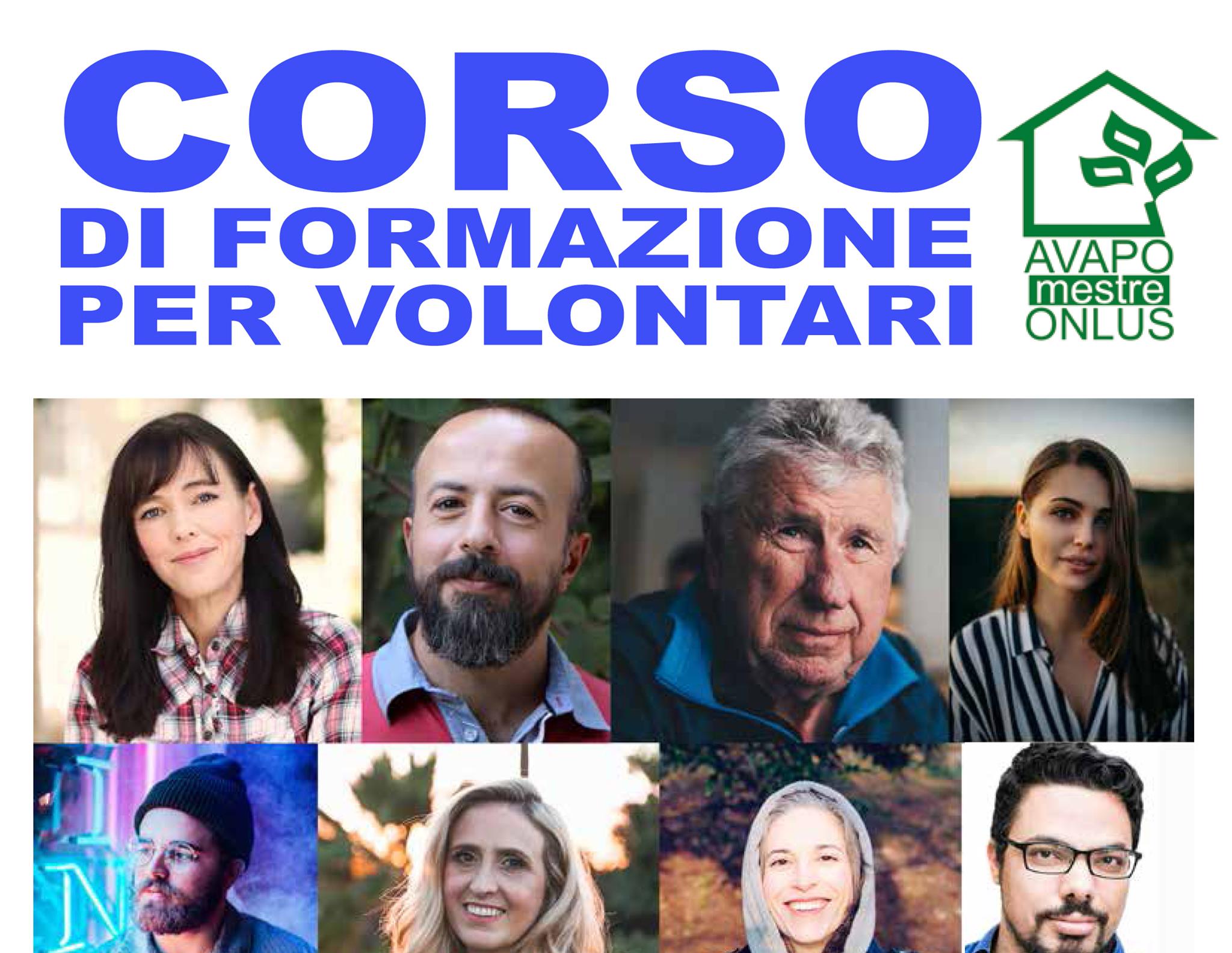 Corso volontari 2020 - 2021 Avapo Mestre Onlus